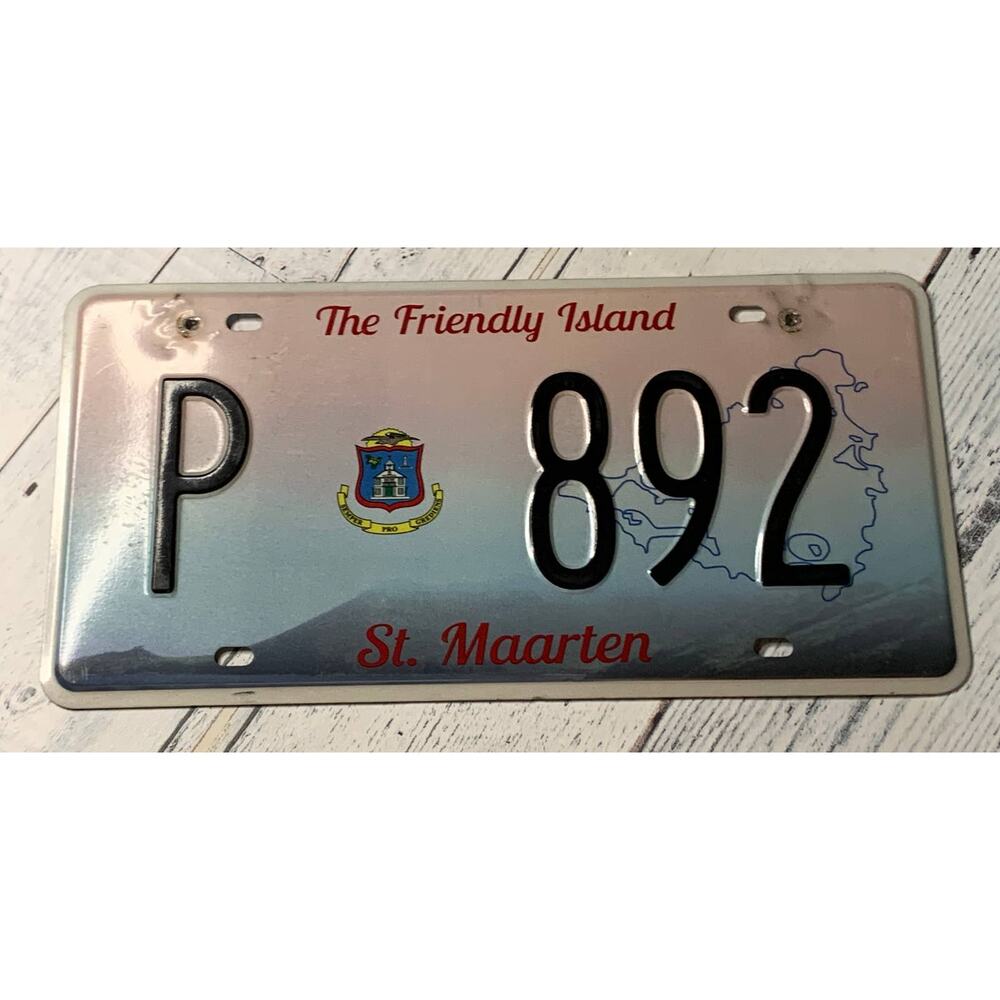 St. Maarten The Friendly Island License Car Plate auto Island decoration
